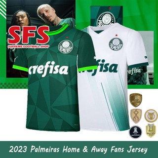 Sfs เสื้อกีฬาแขนสั้น ลายทีมชาติฟุตบอล Palmeiras คุณภาพสูง ไซซ์ S-4XL 2023