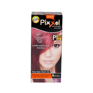 โลแลนพิกเซลคัลเลอร์P20นํ้าตาลอ่อน 20 ม่วงLOLANE PIXXP LIGHT REDVIOLET BROWN