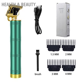  Health &amp; beauty ปัตตาเลี่ยนตัดผมไฟฟ้า 5W ตามหลักสรีรศาสตร์ USB ชาร์จเร็ว โครงสร้างกะทัดรัดสำหรับผู้ชาย ผู้หญิง