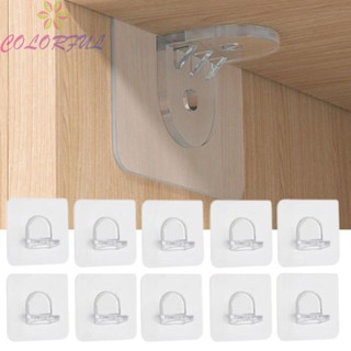 【COLORFUL】Shelf Support Peg Laminate Holder Clips Partition Holder Fixer High Quality