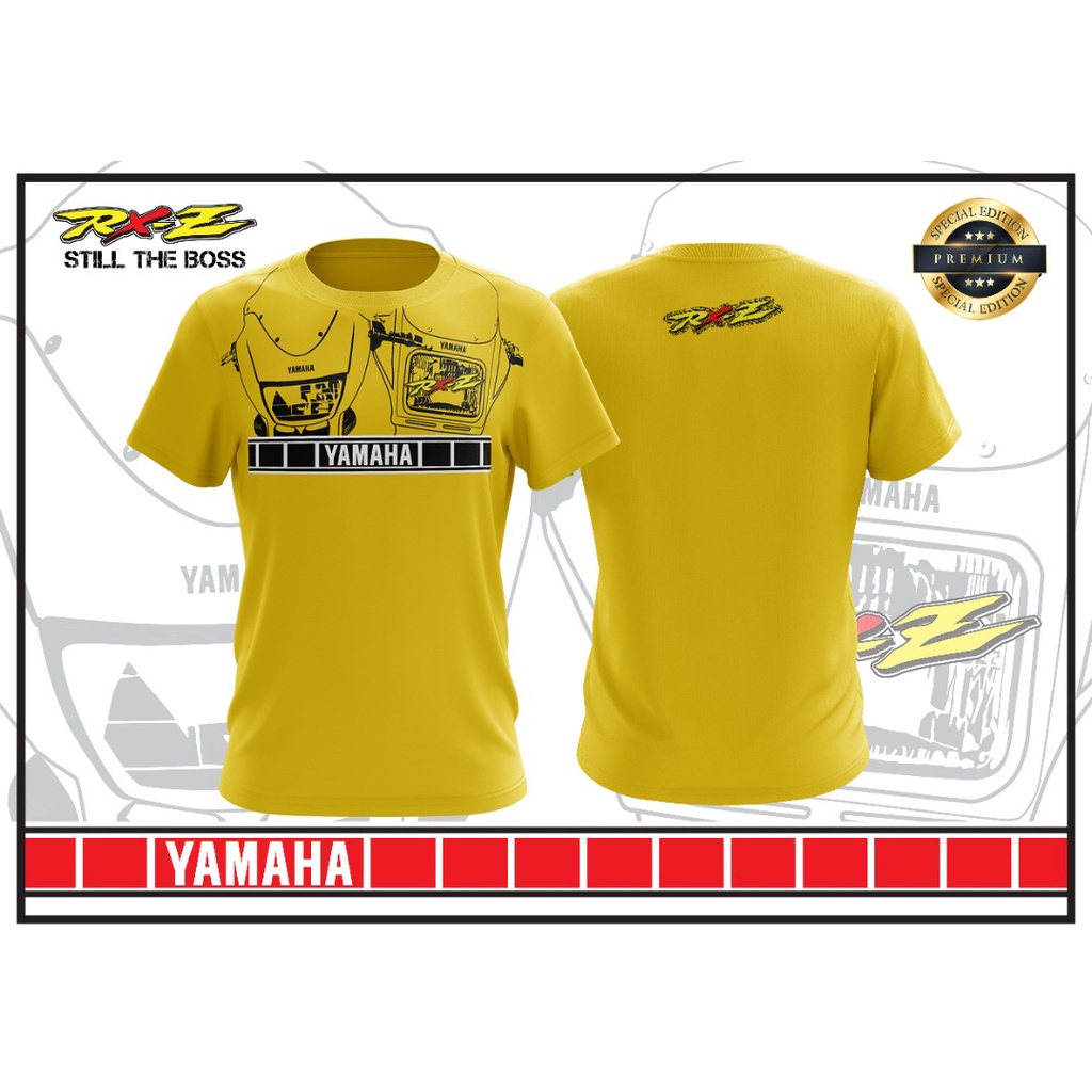 Baju Motor T Shirt Yamaha RXZ Limited Motocycle Shirt