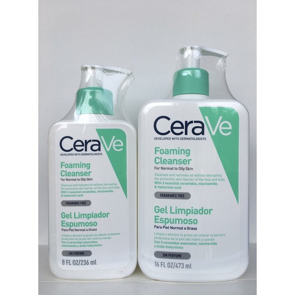 CeraVe Foaming Cleanser 236ml & 473ml (พร้อมส่ง)