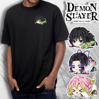 [READY STOCK] T-shirt Demon Slayer Design Giyuu / Shinobu / Mitsuri / Unisex Cutting / 100% Cotton_08