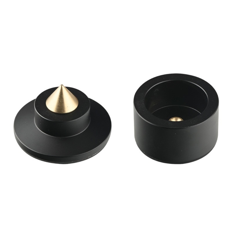 Rr Audiophile Solid All-อลูมิเนียม Hifi Shock-absorbing Foot Pad Professional เครื่องขยายเสียงเครื่องลําโพงขาตั้งกล้อง