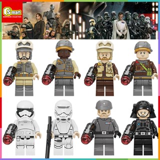 Star Wars Series Snowstorm White Soldier Rebel Army Commander ประกอบอาคารบล็อกตัวเลขของเล่นเด็ก