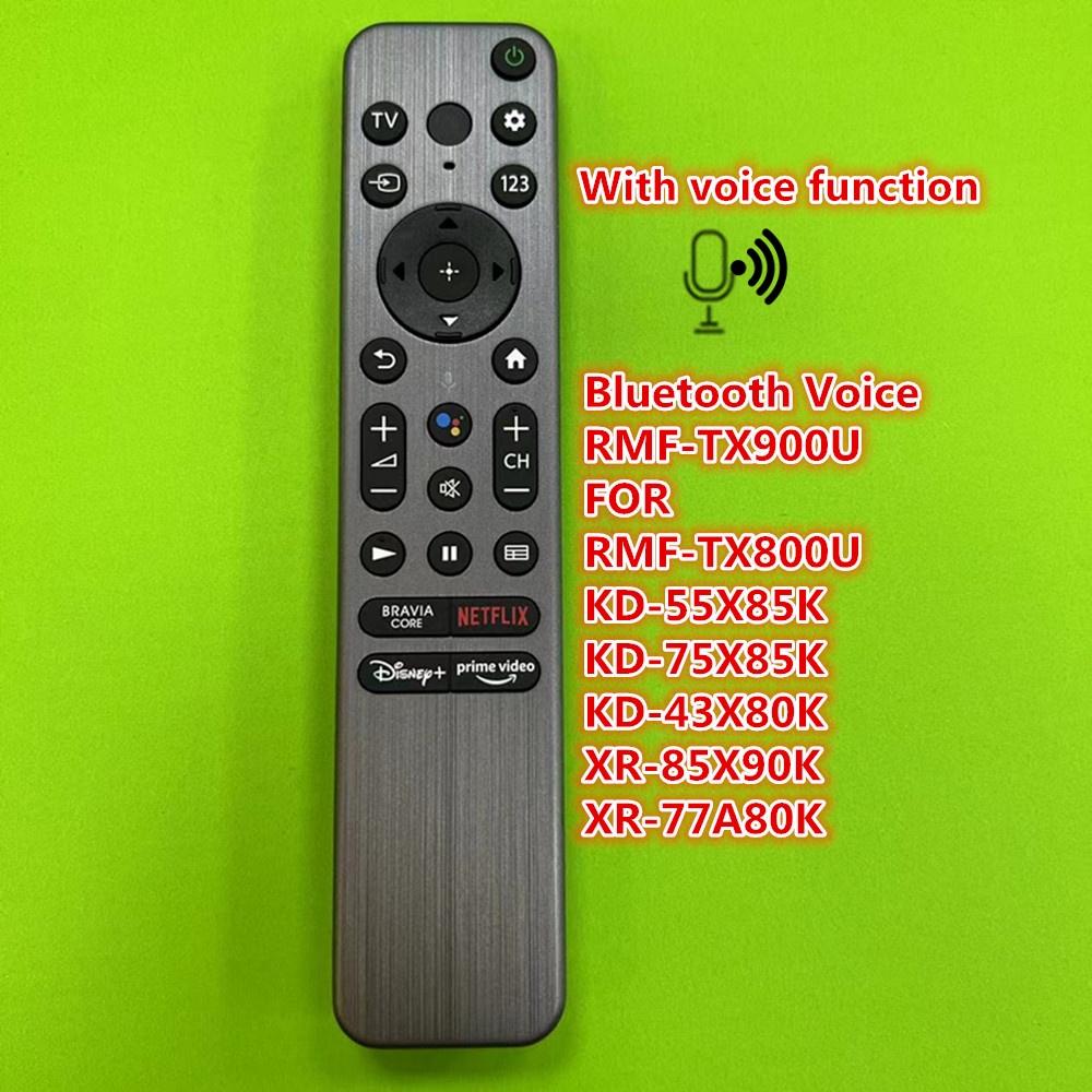ใหม่สําหรับ Sony สมาร์ททีวีบลูทูธรีโมทคอนโทรล RMF-TX900U RMF-TX800U KD-55X85K KD-75X85K KD-43X80K XR