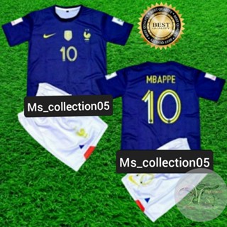 เสื้อกีฬา Mbappe สําหรับเด็กอายุ 2-12 ปี || ชุดเสื้อกีฬาฟุตบอล สําหรับเด็กผู้ชาย