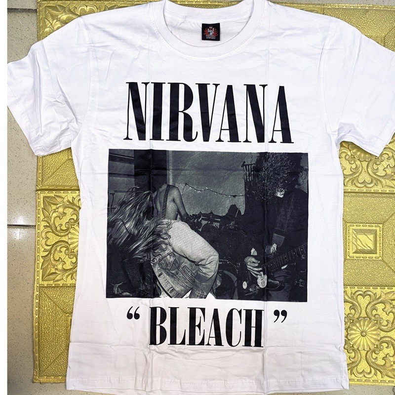 Nirvana Bleach White Shirt