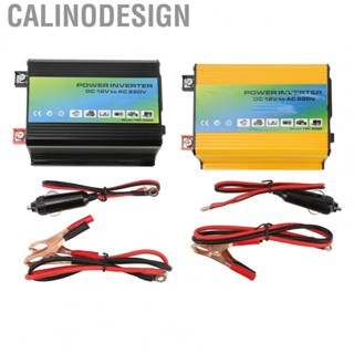 Calinodesign Modified Wave Inverter  Car  Inverter 300W Dual USB Ports  Work Light ABS with   Cable for Vacations