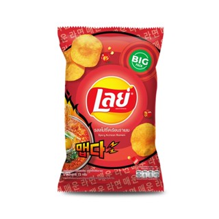 เลย์คลาสสิครสสไปซี่โคเรียนราเมน LAYS 73 กCLASSIC SPICY KOREANRAMEN73G.