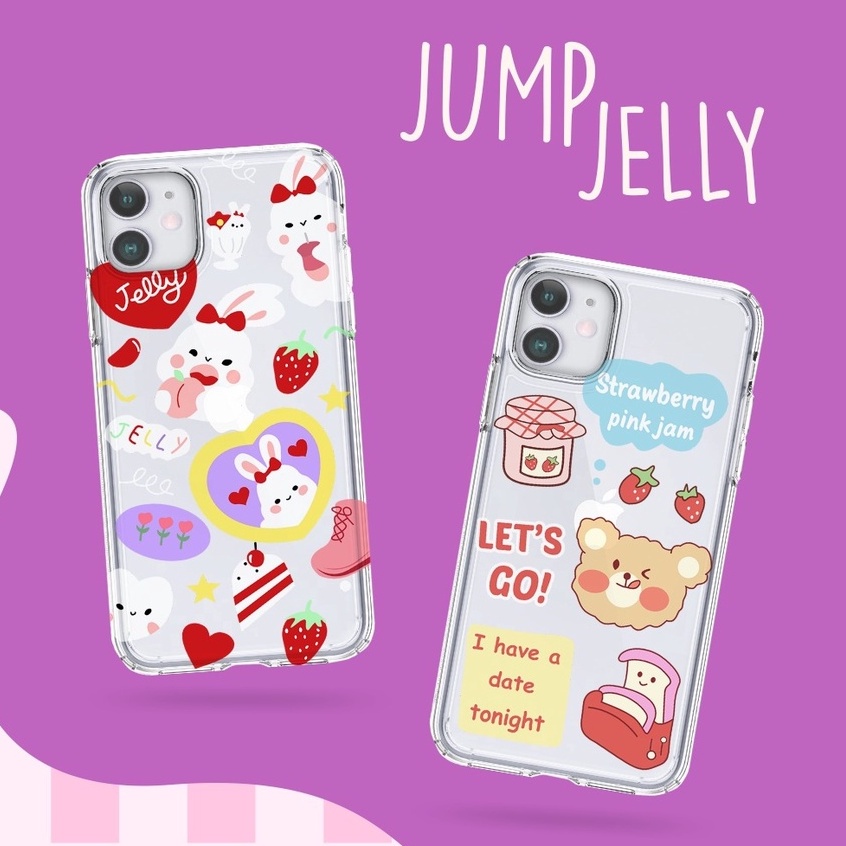Jump Jelly พิมพ์ anticrack case oppo a78 4g a58 4g a38 a18 A16 A55 5G a15 a31 a1k a54 a5s a7 a12 a5 