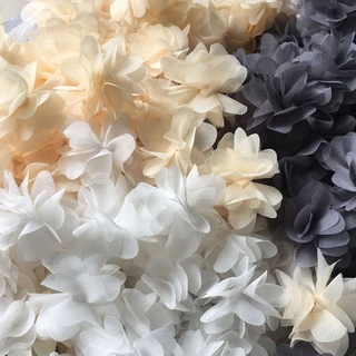 20 ชิ้นชีฟองคลัสเตอร์ดอกไม้แพทช์ซ่อม DIY กว้าง 5.5 ซม.