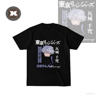 2023 แฟชั่น 👕 เสื้อยืดแขนสั้นสไตล์โกธิคอะนิเมะญี่ปุ่น Jujutsu Kaisen 💖