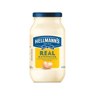 เฮลแมนส์ MAYONNAISE เรียลมายองเนส400มลHELLMANNS REAL400ML