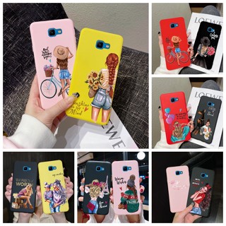 เคสโทรศัพท์ซิลิโคน TPU แบบนิ่ม ลายเด็กผู้หญิง สําหรับ Samsung Galaxy J4 Core SM-J410F DS J4 Core