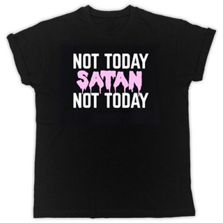 แขนสั้นcrew neckเสื้อยืด พิมพ์ลาย NOT TODAY SATAN GAY PRIDE IDEAL สีดํา สําหรับผู้ชาย 966404S-XXXXL_04