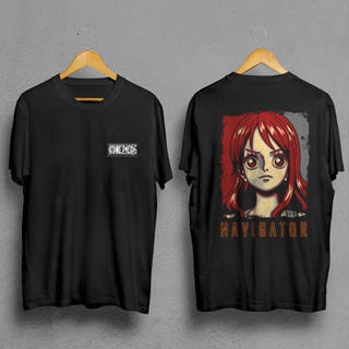  ใหม่เอี่ยมเสื้อยืดสําหรับผู้ชาย❦I.NAVIGATOR NAMI เสื้อยืดเชิ้ต ONE PIECE สําหรับผู้ชาย/เสื้อยืดสําหรับผู้ e=r