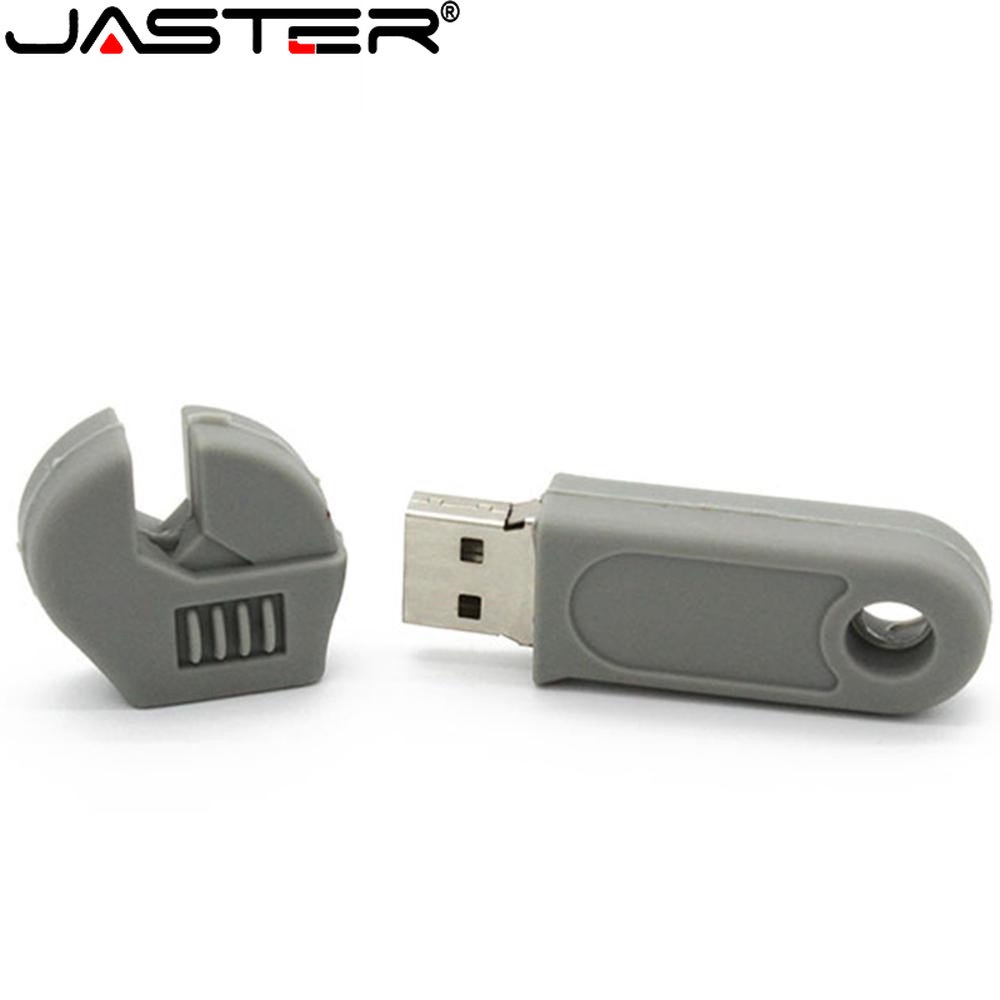 Jaster แฟลชไดรฟ์ USB 2.0 128GB 64GB 32GB 16GB 8GB 4GB รูปการ์ตูนลิง ค้อนทุบ ก๊อกน้ํา แฟลชไดรฟ์