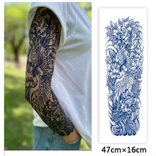 【COCO Magic tattoo】สติกเกอร์รอยสักชั่วคราว กึ่งถาวร กันน้ํา ติดทนนาน 15 วัน 47 ซม.*16 ซม.