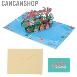 Cancanshop Christmas Popup Cards Exquisite Workmanship 3D Christmas Cards for Gifts