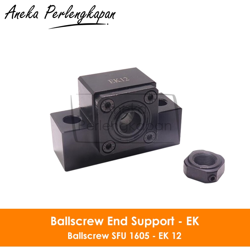 EK12 / EK 12 Ballscrew SFU1605 / SFU 1605 End Support 12mm