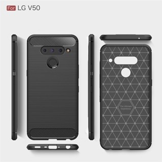 เคสโทรศัพท์มือถือ ซิลิโคนนิ่ม TPU กันกระแทก หรูหรา สําหรับ LG V50 ThinQ 5G 6.4 นิ้ว LG V50 V 50 ThinQ LGV50