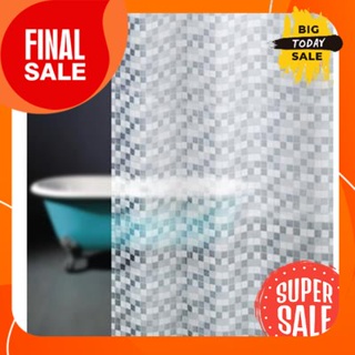 PVC shower curtain WSP model SCP-2 B5117 size 180 x 180 cm.