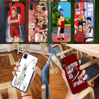 เคสโทรศัพท์มือถือนิ่ม พิมพ์ลาย slam dunk สีดํา สําหรับ Realme 2 A5 3 3 Pro 5 5i 5s 5pro Q 6 6i 6pro