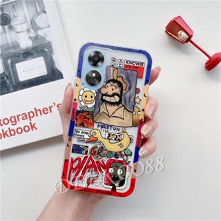 ใหม่ เคสโทรศัพท์มือถือ TPU นิ่ม ปิดด้านหลัง กันกระแทก ลายการ์ตูนน่ารัก สําหรับ OPPO Reno 8 8T Reno8T Reno8 T 5G 4G 2023