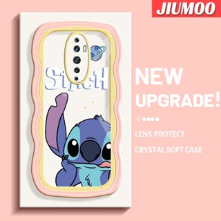 เคสโทรศัพท์มือถือแบบนิ่ม ใส กันกระแทก ลายการ์ตูน Stitch น่ารัก หลากสี สําหรับ OPPO Reno 2F Reno 2Z