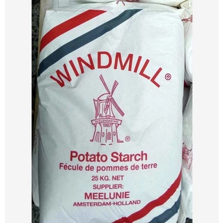 แป้งมัน แป้งมันฮ่องกง แป้งมันฝรั่ง(ตักแบ่ง) น้ำหนัก500- 1กิโลกรัม ยี่ห้อWindmill Potato Starch100%