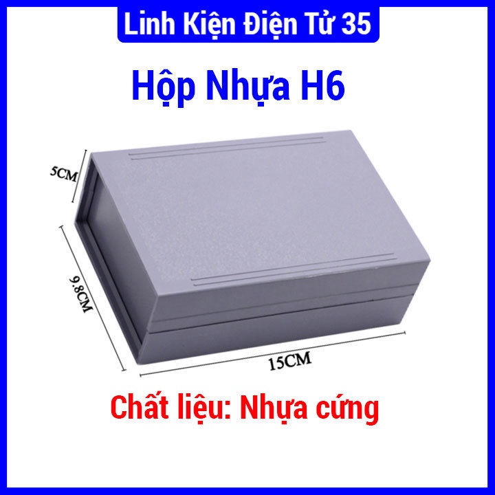 กล่องพลาสติก H6 150x98x50 มม. ปกป้องและจัดเรียงส่วนประกอบความงามมากขึ้นและเป็นระเบียบเรียบร้อย