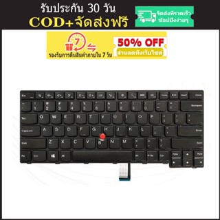 ใหม่ คีย์บอร์ดแล็ปท็อป พร้อมไฟแบ็คไลท์ สําหรับ Lenovo Thinkpad E431 E440 T431S T440 T440P T450 T460 L440 L450 L460 L470