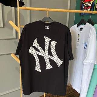 Mlb NY T-Shirt Clothes Y"ANKEES OVERSIZE TSHIRT PREMIUM LIKE ORI MIRROR FULL TAG UNISEX!!เสื้อยืด_1