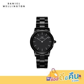 (ช้อปดีมีคืน) Daniel Wellington นาฬิกาข้อมือ Iconic Ceramic Black 28มม สีดำ