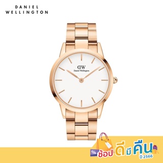 Daniel Wellington นาฬิกาข้อมือ Iconic Link RG White 40มม สีโรสโกลด์