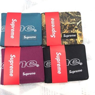 Supreme 2023 กระเป๋าสตางค์ กระเป๋าใส่เหรียญ ผ้ากันน้ํา แข็งแรง ทนทาน