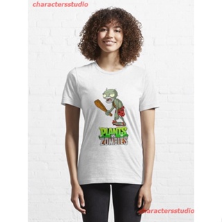 2021 Plants Vs Zombies Essential T-Shirt เสื้อยืด ดพิมพ์ลาย เสื้อยืดผ้าฝ้าย คอกลม cotton ความนิยม discount Unisex_02