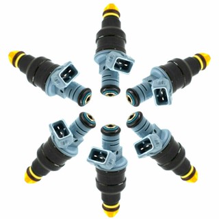 6PCS ใหม่คุณภาพสูงหัวฉีดน้ํามันเชื้อเพลิงสําหรับ 1987-1991 B…