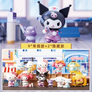 [เวอร์ชั่นของแท้] Toptoy ฟิกเกอร์ Sanrio Work Series Kuromi Hellokitty Hellokitty Cinnamon Dog สินค้าเครื่องประดับ