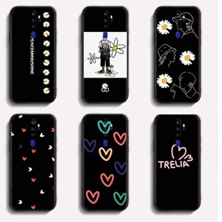 เคสโทรศัพท์มือถือ ยางซิลิโคนนิ่ม TPU กันแตก คุณภาพสูง สีดํา สําหรับ OPPO A83 A91 A92 A92s A93 A94 A9 2020