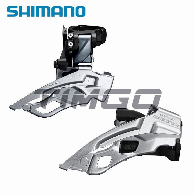 Shimano Deore FD-T6000  derailleur ด้านหน้าสำหรับจักรยานเสือภูเขา 3x10 ความเร็ว Top/Down Swing Clamp-on 31.8/34.9 มม.