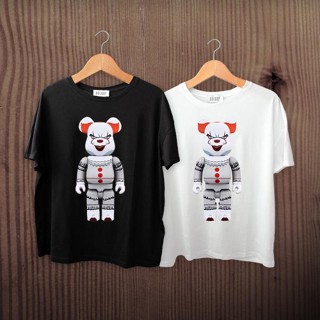 Bearbrick T-shirt, black and white shirt, cool cotton fabric, high quality print, unisex BST01_05