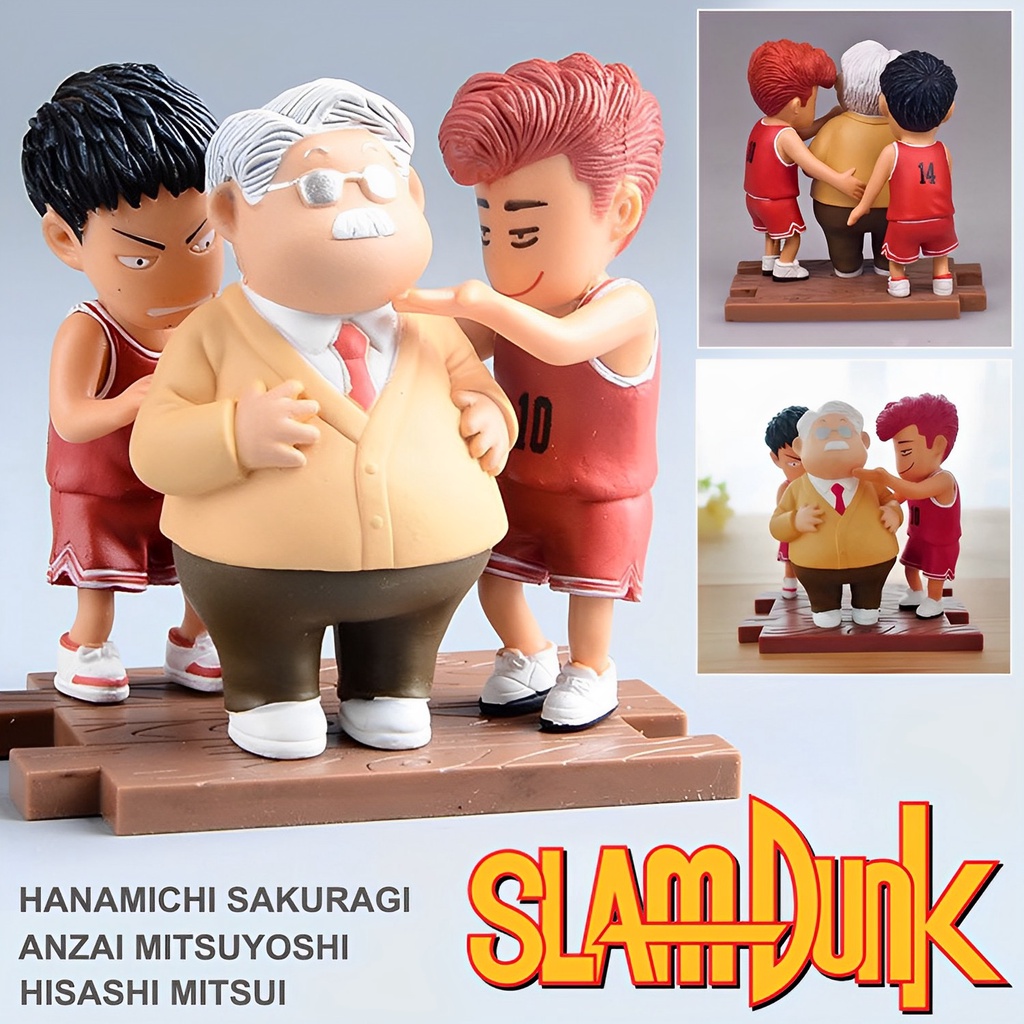 Figure ฟิกเกอร์ Slam Dunk สแลมดังก์ Basketball Hanamichi Sakuragi ซากุรางิ Hisashi Mitsui มิตซุย Anz