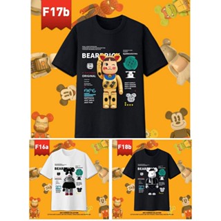 BEAR BRICKS Good Quality 180gsm Ins Swag Unisex Round Neck Cotton Interlock T-shirt Ins 时尚韩风潮服圆领180gsm 棉质短袖T恤_05