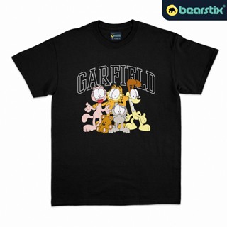 oversize T-shirt Bearstix - เสื้อยืด ลายการ์ตูน Garfield Kaos - Garfield And Friends Baju S-5XL