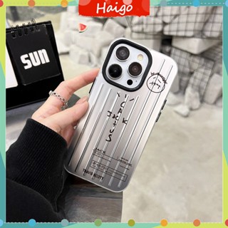 เคสโทรศัพท์มือถือ พลาสติกแข็ง ลายโลโก้ สําหรับ iPhone14 13 12 Mini 11 PRO MAX 6 6s 7 8plus SE2 X XS XR XSMAX #Hg5721