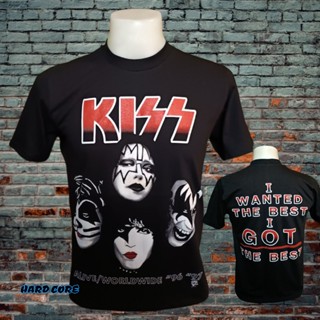 เสื้อวง KISS วงร็อคในตำนาน ไม่มีตะเข็บข้าง คอฟิต ป้ายUSA เสื้อวินเทจ เสื้อร็อค เสื้อทัวร์ วงร็อคต่างประเทศ