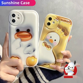 เคสโทรศัพท์มือถือ TPU ลายเป็ดสีเหลือง 3D สําหรับ Realme C15 C35 C33 C30 C30s C25 C25Y C21Y C31 C25s C12 C11 C17 C20 C20A 10 Pro 9i 8i 7i 6i 5i 5 Narzo 50A 50i Prime