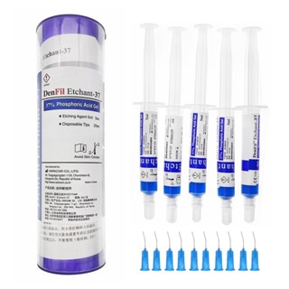 Korea DenFil Etchant-37 5ml×5 Acid Gel Etching Agent